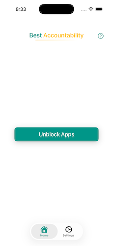 Best Accountability Main Screen