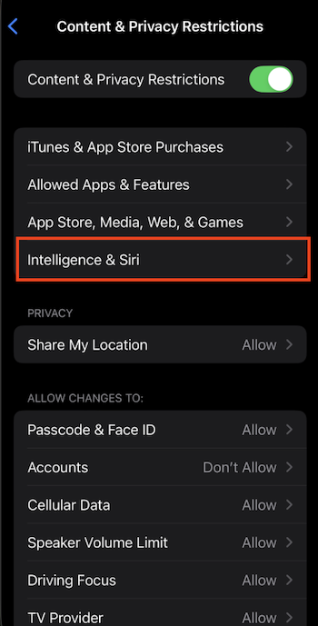 Intelligence And Siri iOS