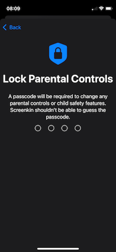 Lock Screen Time Settings